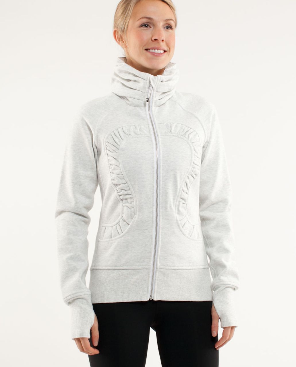 Lululemon Cuddle Up Jacket - Heathered White /  White