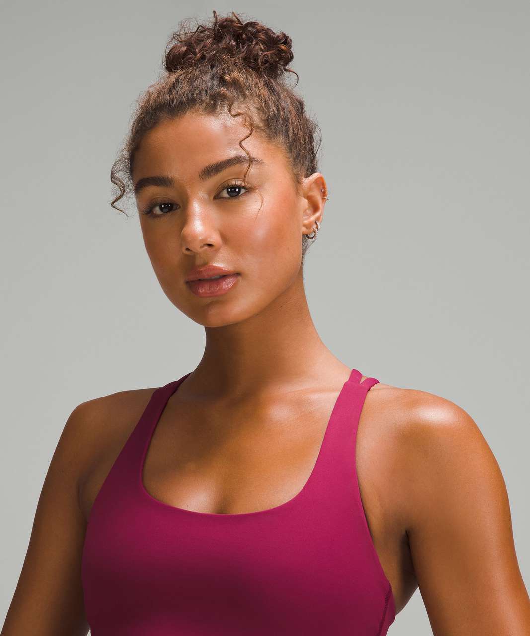 Lululemon Energy Bra Medium Support, B-d Cups In Mulled Wine | ModeSens