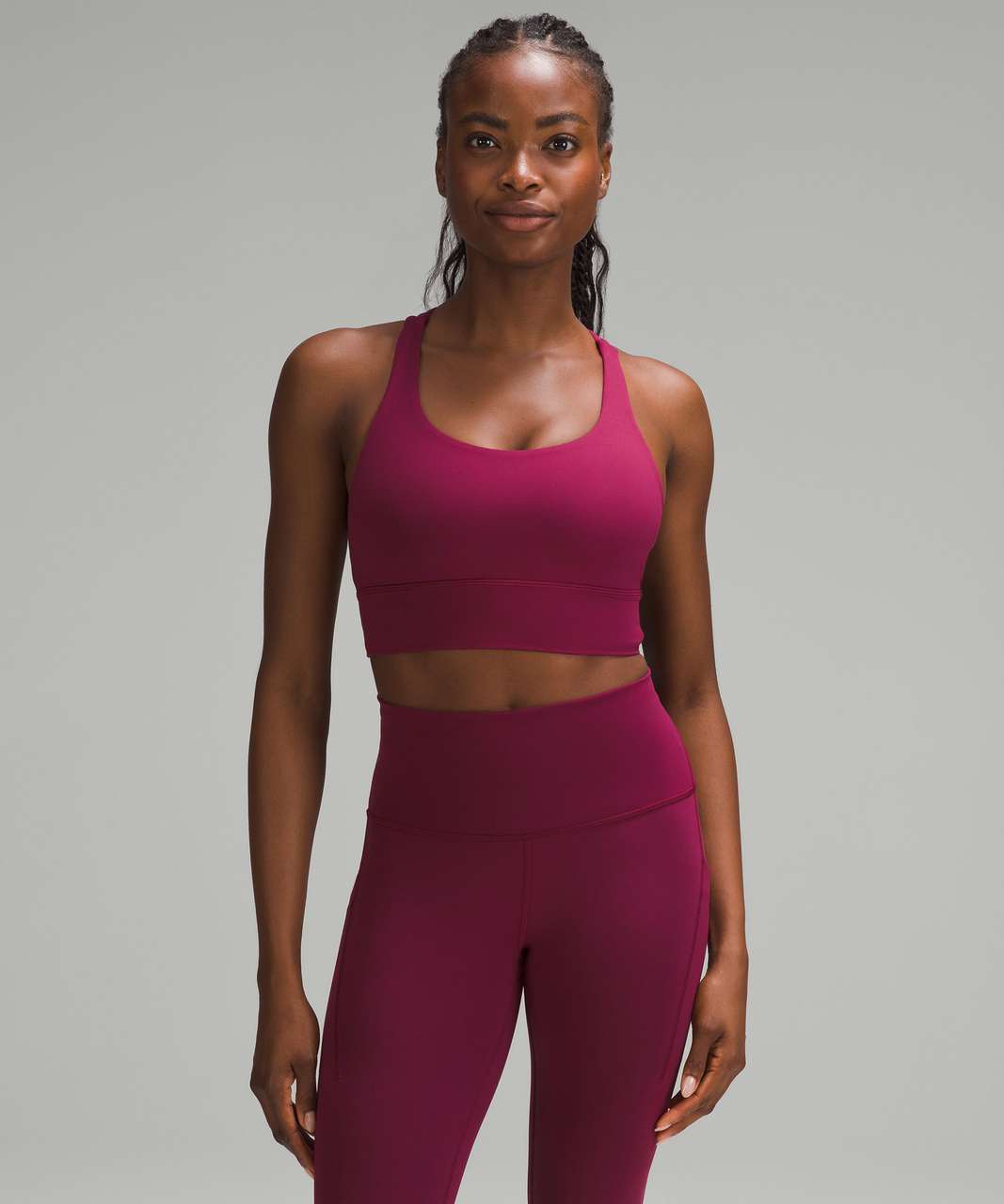 Lululemon Energy Bra Long Line *Lunar New Year - Dark Red - lulu fanatics