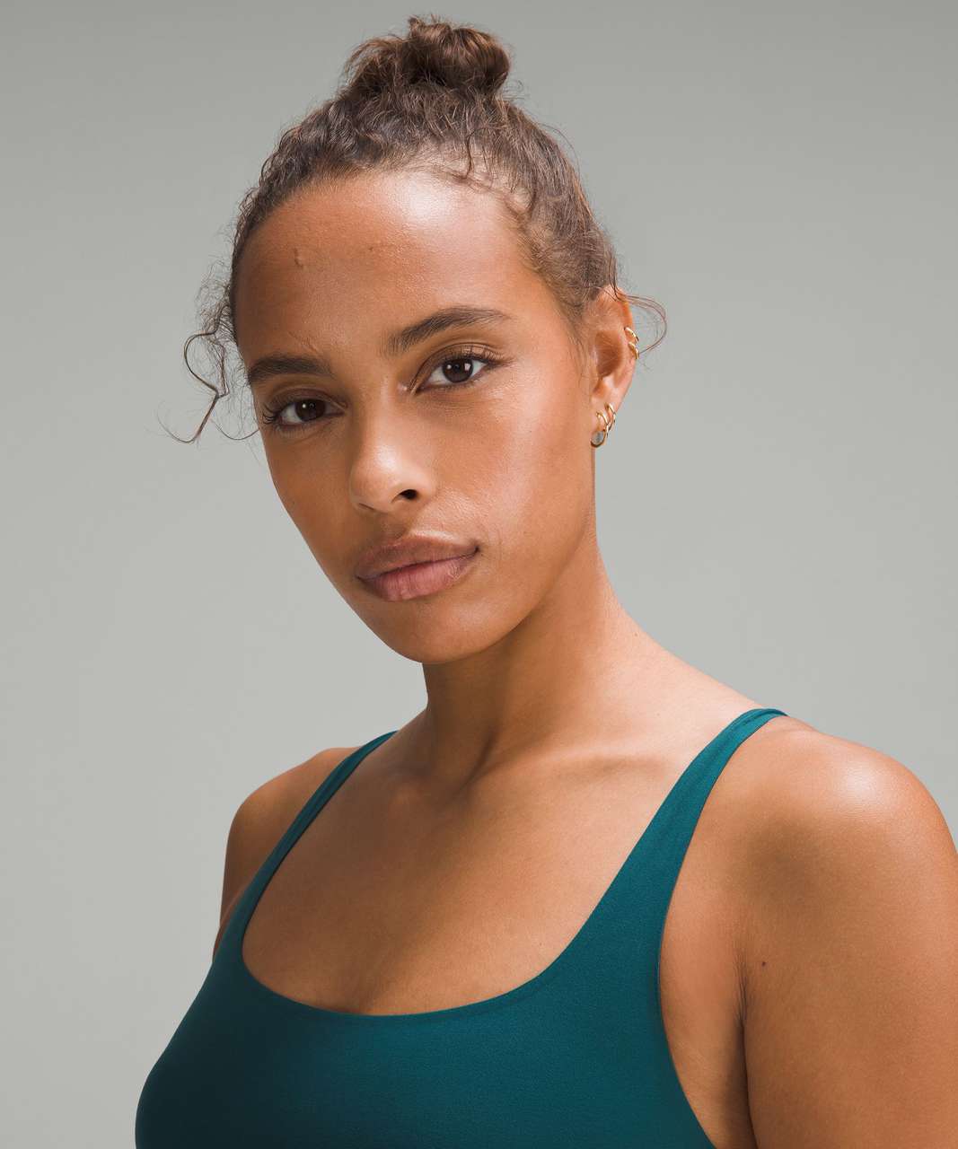 Lululemon Wundermost Ultra-Soft Nulu Scoop-Neck Spaghetti-Strap Bra A–D  Cups - Storm Teal - lulu fanatics