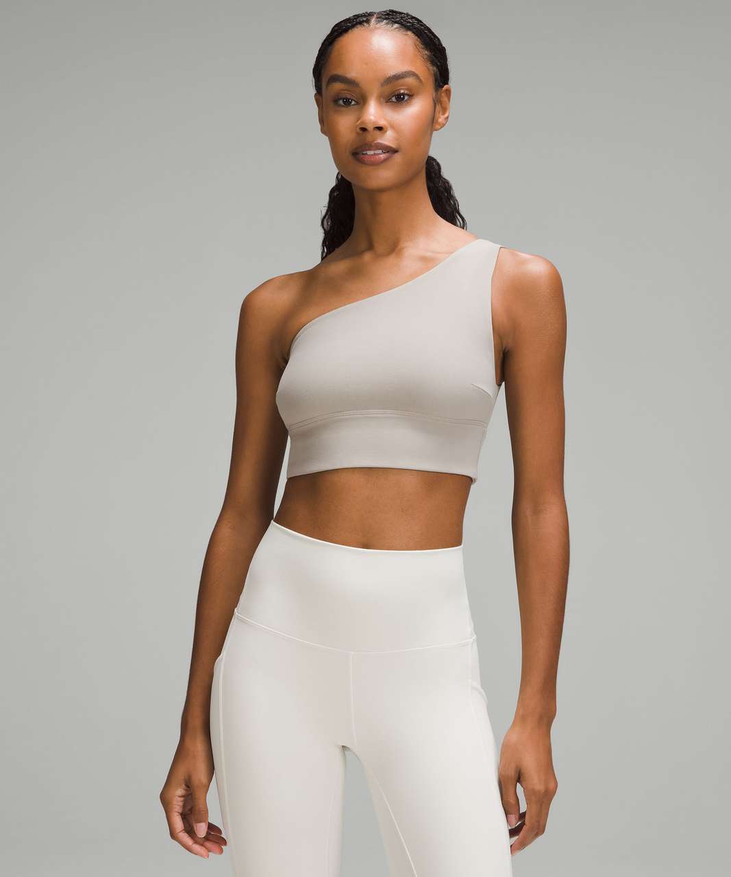 Effuse Asymmetric Light Support Sports Bra