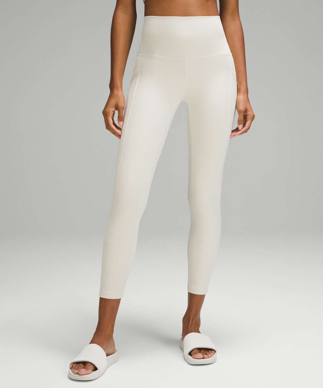 Lululemon Align Ribbed High-Rise Pant 28 *Shine - Bone - lulu fanatics