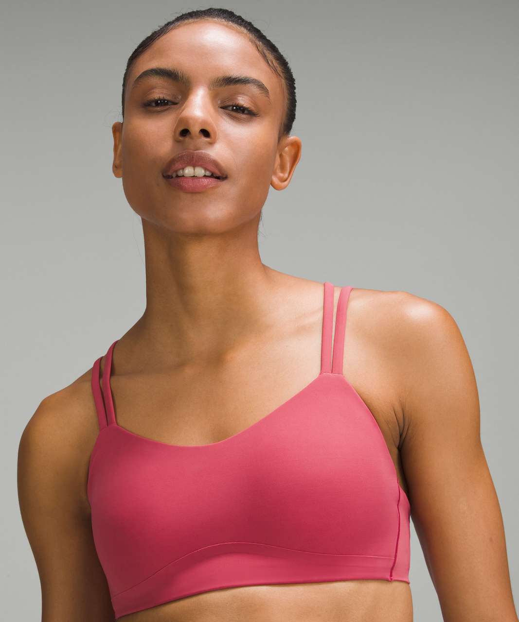 Lululemon Strappy Sports Bra Size 6 Dusty rose Like Color