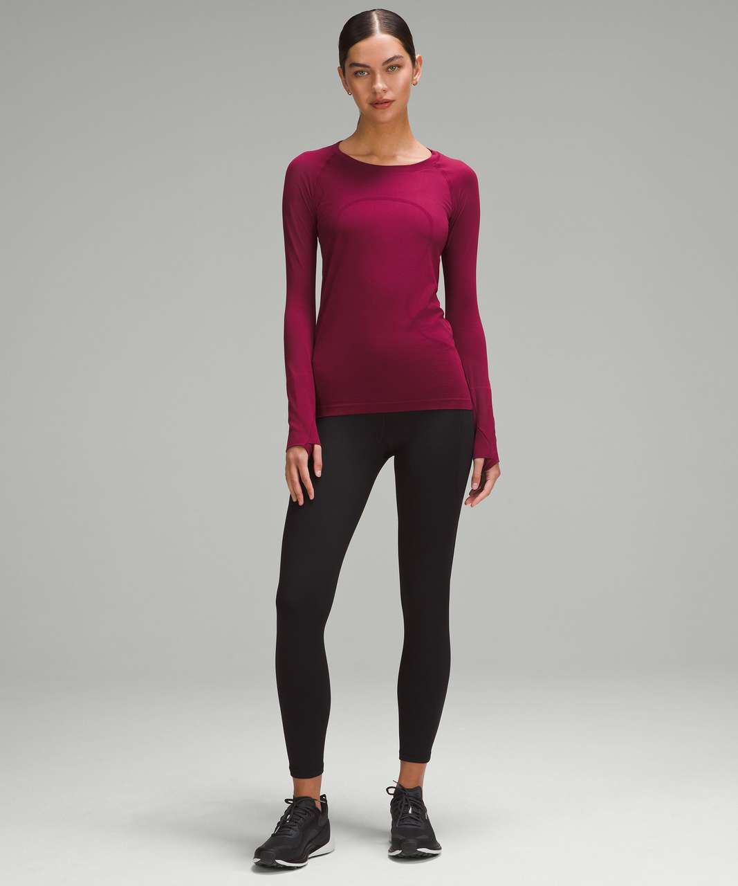 Lululemon Swiftly Tech Long-Sleeve Shirt 2.0 - Deep Luxe / Deep Luxe