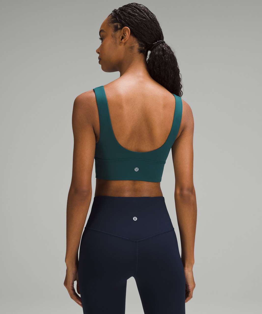 Lululemon Nulu Strappy Yoga Bra *Light Support, A/B Cup - Storm Teal - lulu  fanatics