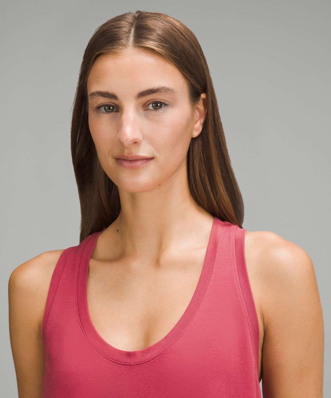 Lululemon Strappy Nulu Shelf Tank Top - Love Red - lulu fanatics