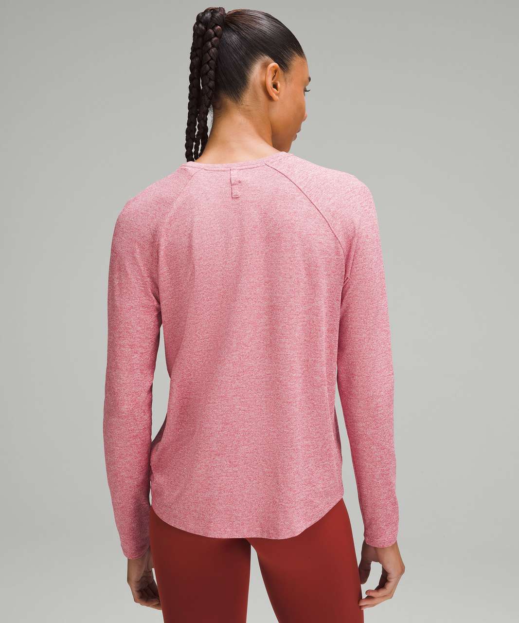 Lululemon License to Train Classic-Fit Long-Sleeve Shirt - Heathered Vintage Rose