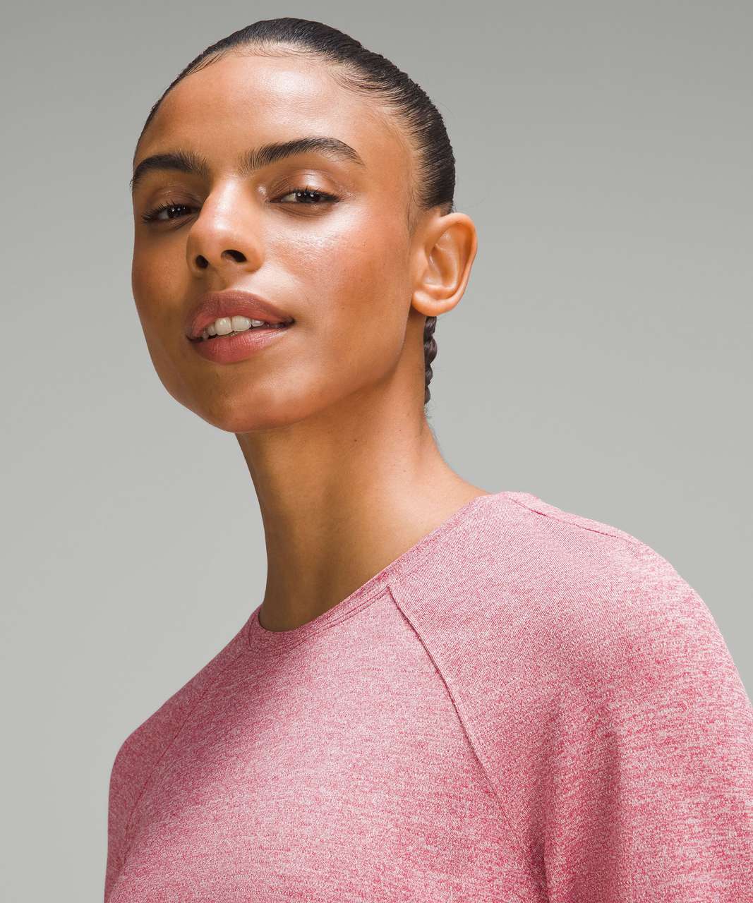 Lululemon License to Train Classic-Fit Long-Sleeve Shirt - Heathered Vintage Rose