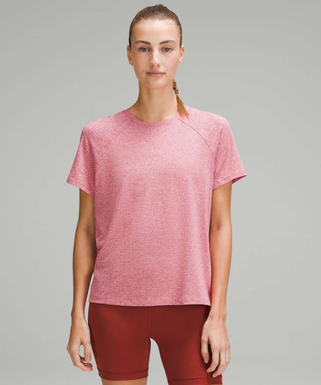 Lululemon License to Train Classic-Fit T-Shirt - Heathered Vintage Rose