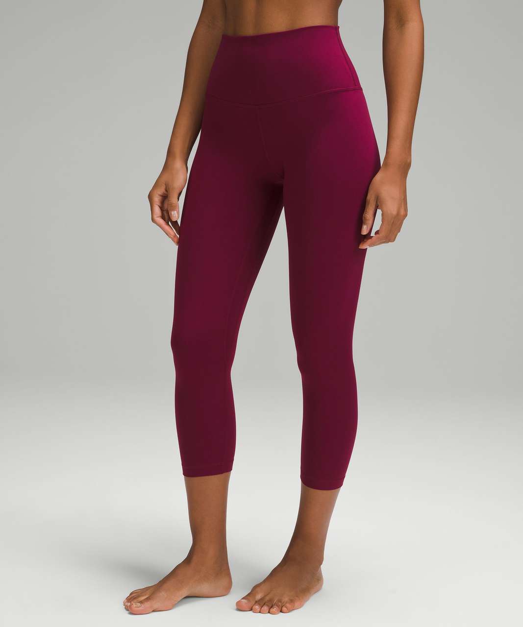 Lululemon Align High-Rise Crop 21 - Deep Luxe - lulu fanatics