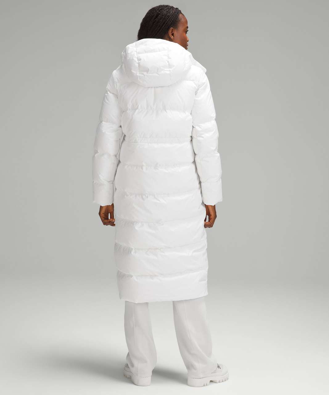 Lululemon Wunder Puff Long Jacket - White