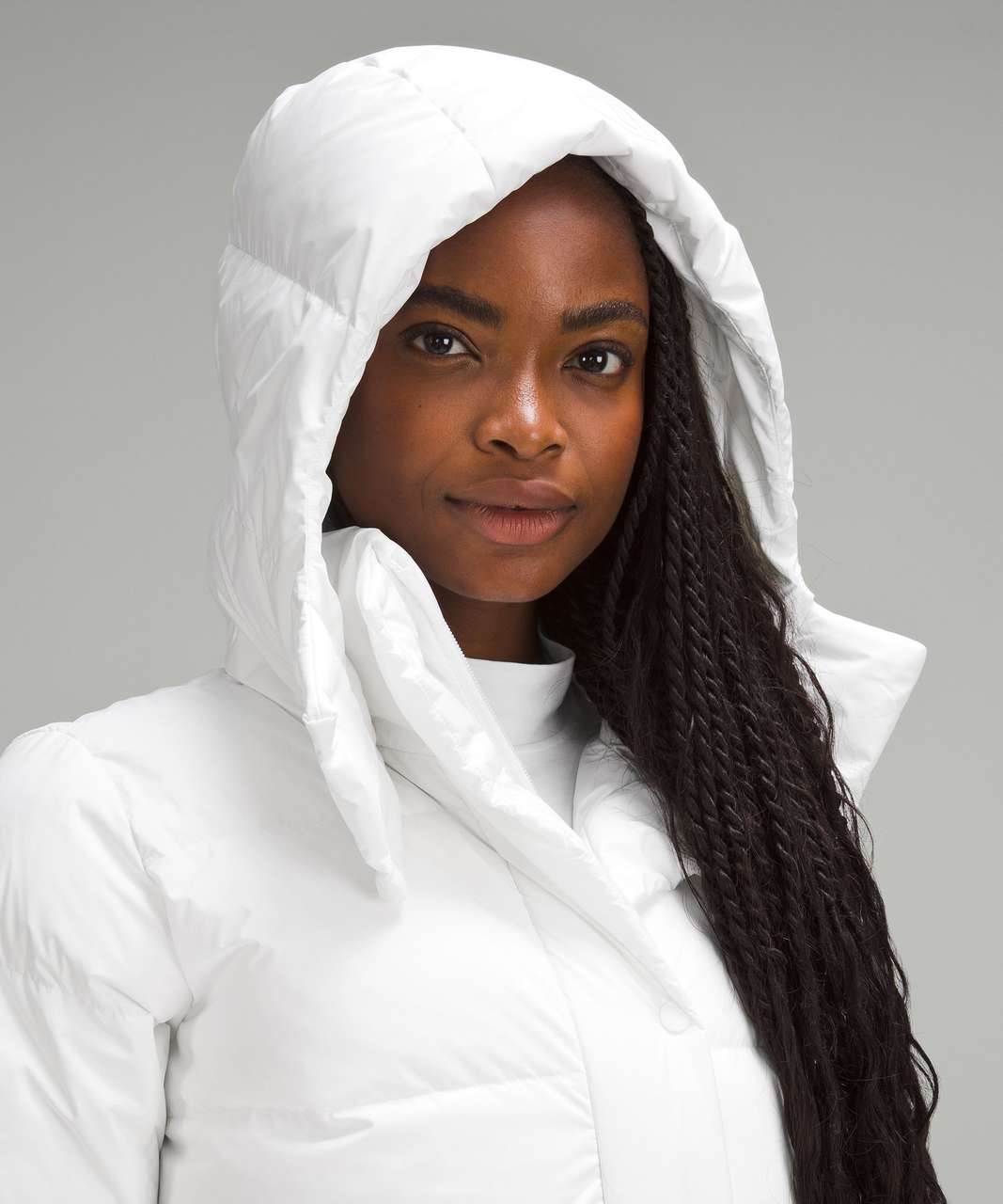 Lululemon Wunder Puff Long Jacket - White