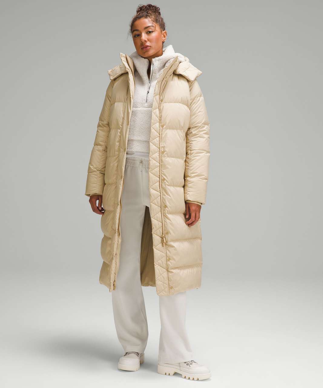 Lululemon Wunder Puff Long Jacket - Trench - lulu fanatics