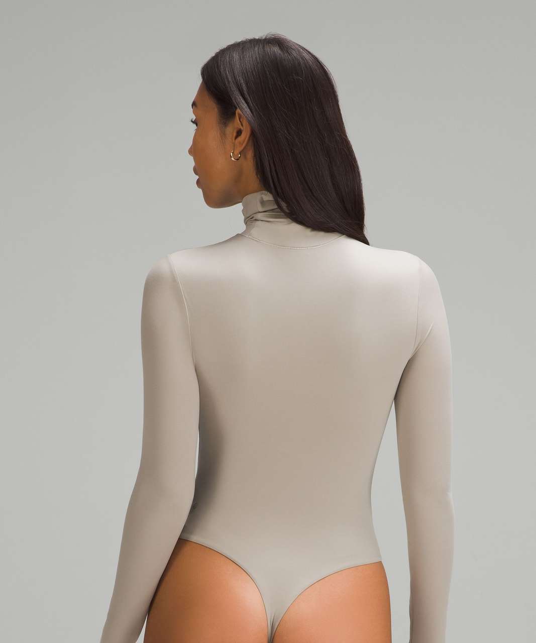 Lululemon Wundermost Ultra-Soft Nulu Turtleneck Bodysuit - Riverstone