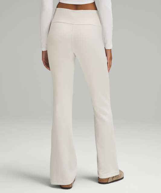 Brushed Softstreme Ribbed Zip Flared Pant 32.5