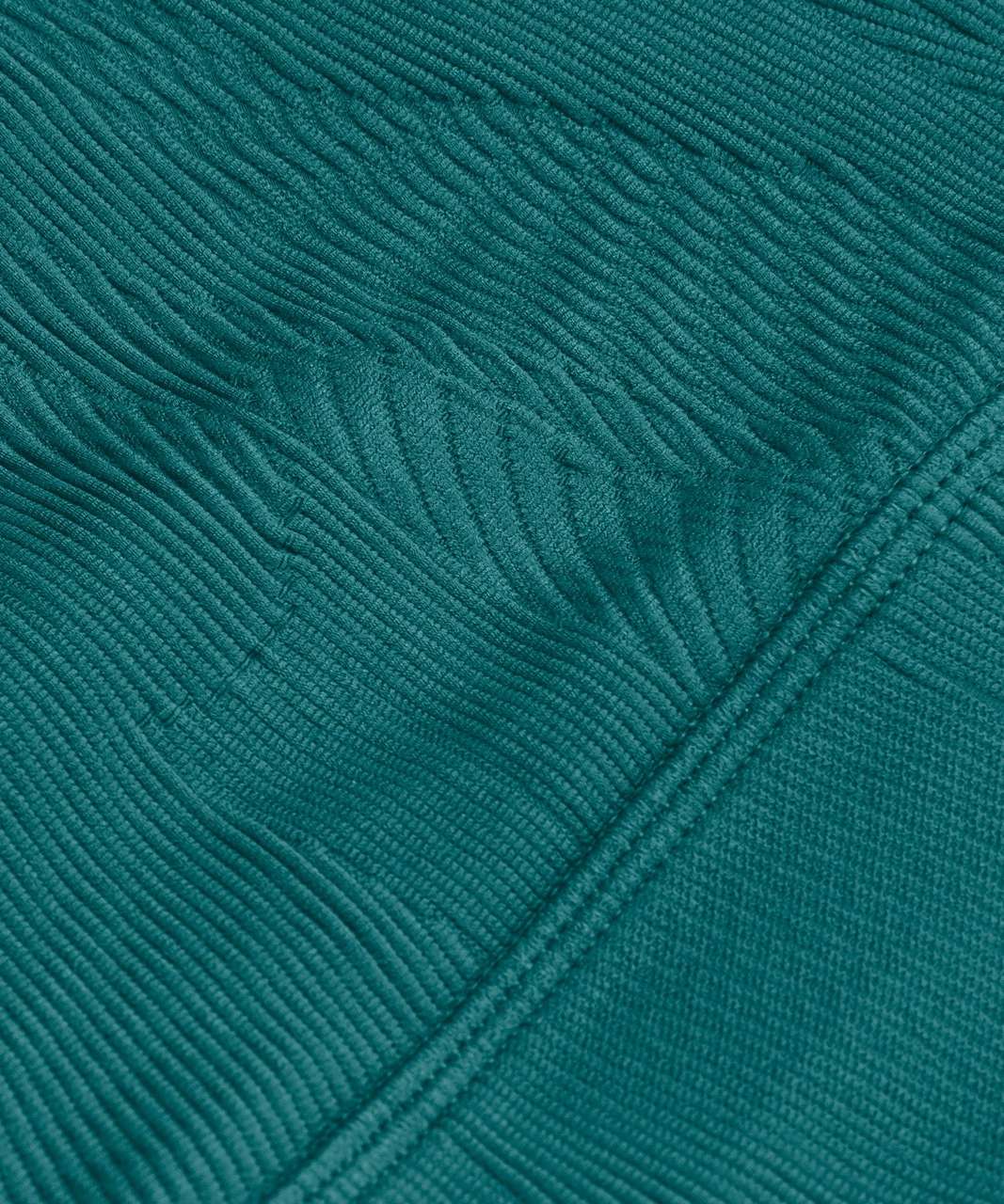 Lululemon Energy Longline Ribbed Bra *Medium Support, B–D Cups - Storm Teal / Storm Teal