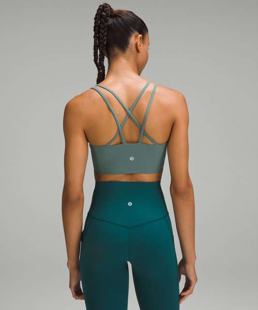 Lululemon Like a Cloud Ribbed Longline Bra *Light Support, B/C Cup - Roasted  Brown - lulu fanatics