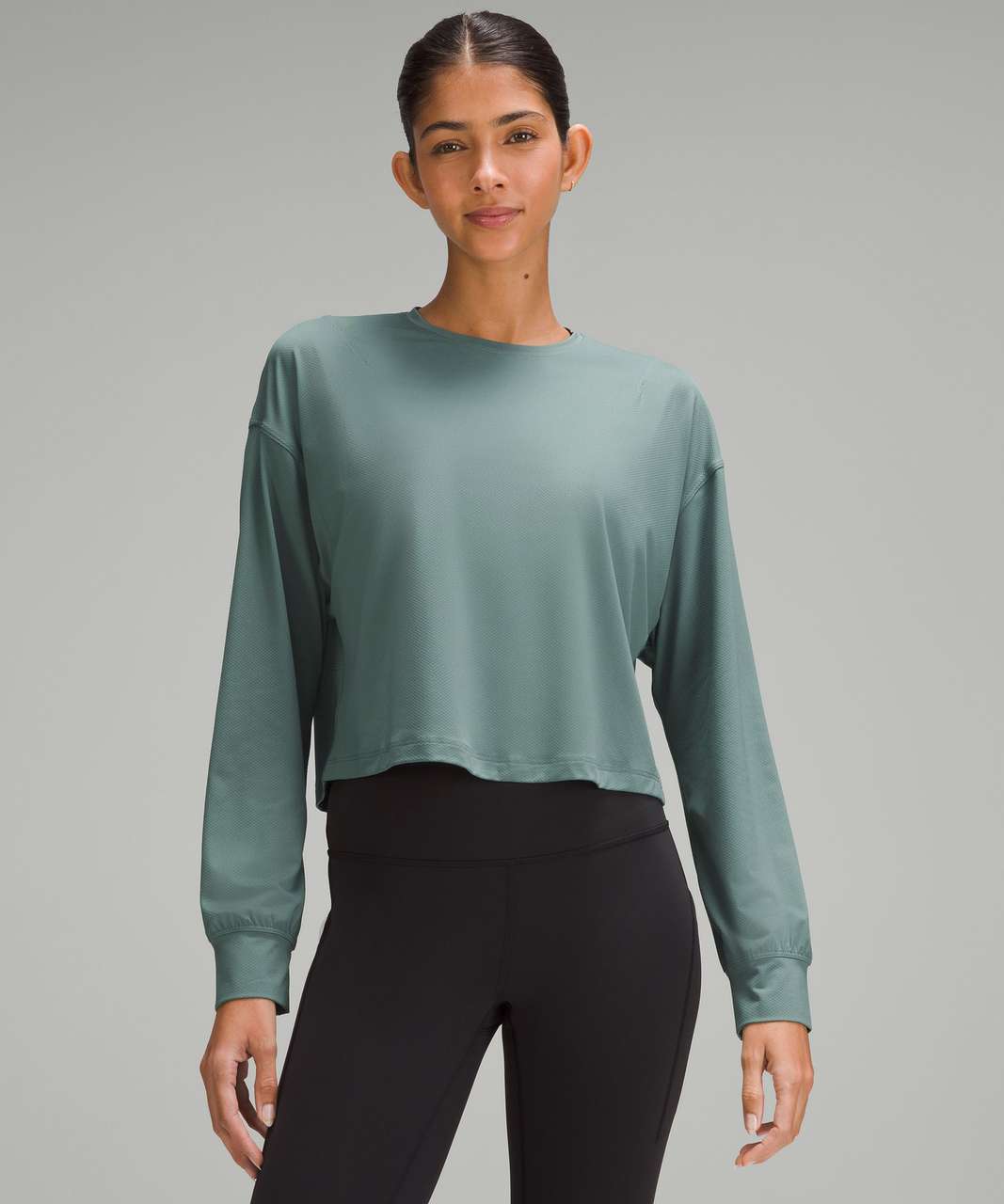 Lululemon Abrasion-Resistant Training Long-Sleeve Shirt - Medium Forest ...