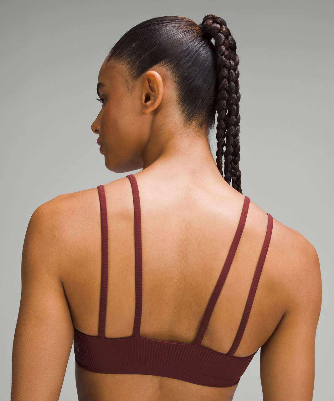 Lululemon Like a Cloud Ribbed Bra *Light Support, B/C Cup - Red Merlot