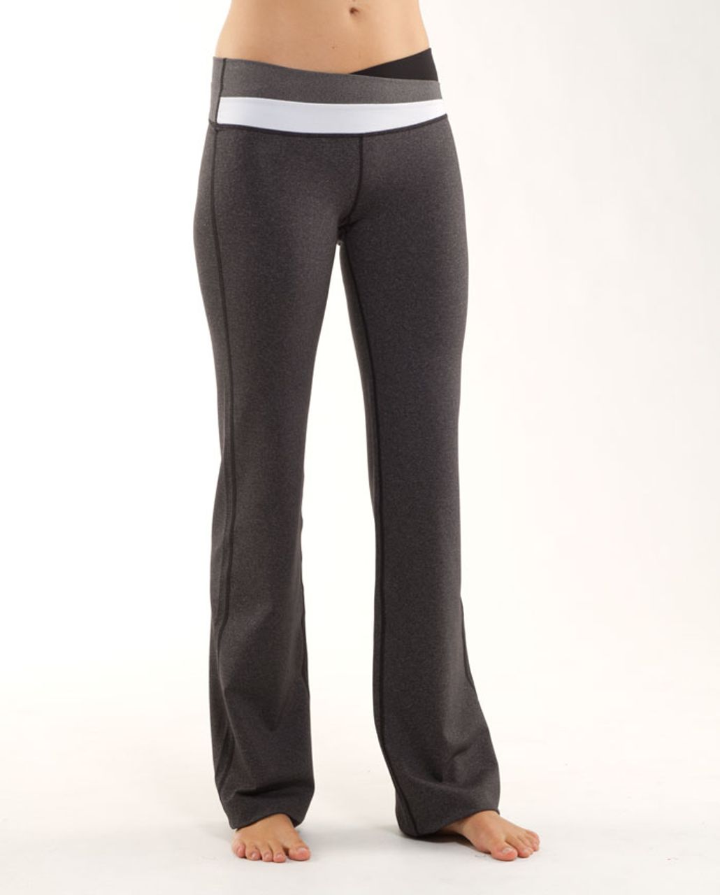 Lululemon Astro Pant (Tall) - Black / Bleached Coral / Pop Orange