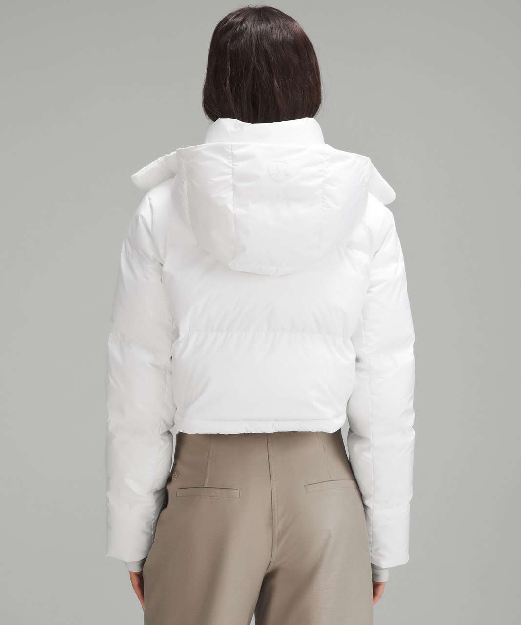 Lululemon Wunder Puff Super-Cropped Jacket - White