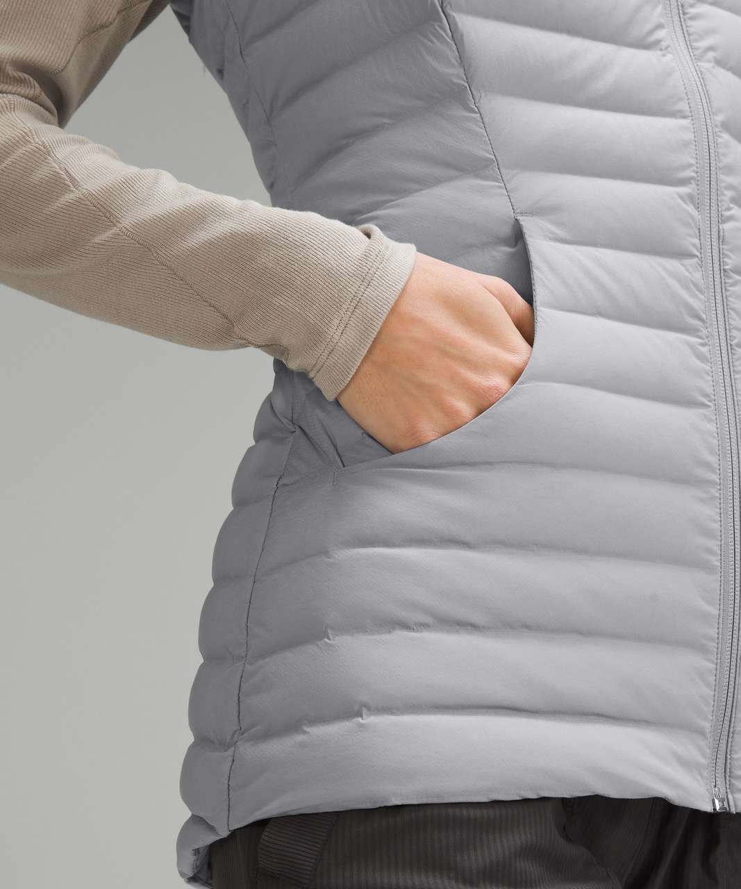 Lululemon Pack It Down Vest - Rhino Grey - lulu fanatics