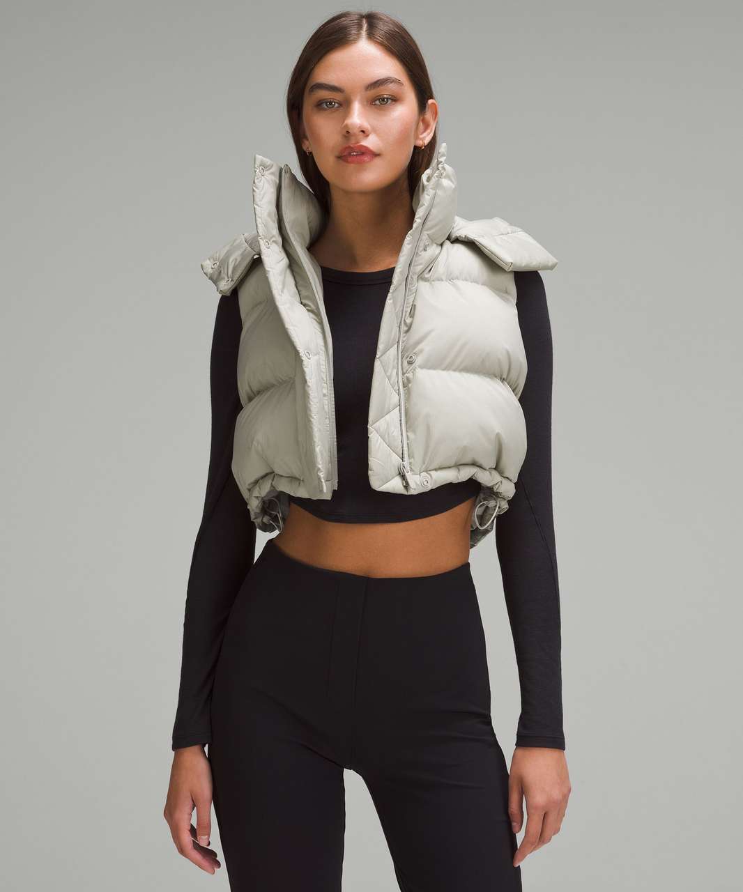 Lululemon Wunder Puff Jacket In Heathered Raw Linen