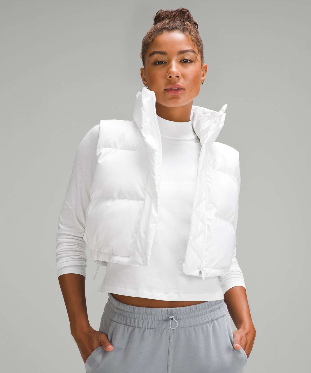 Wunder Puff Super-Cropped Vest