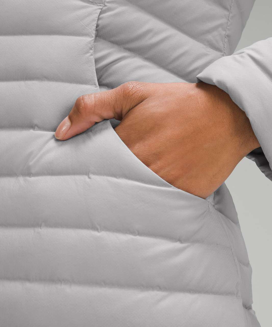 Lululemon Pack It Down Long Jacket - Rhino Grey