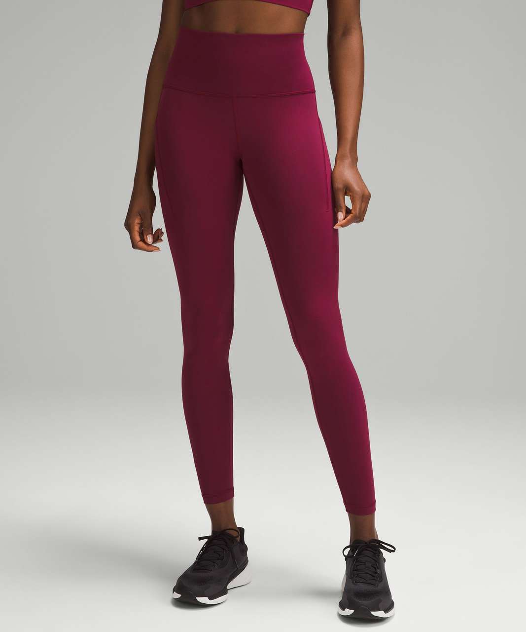 Lululemon Wunder Train High-Rise Tight with Pockets 28" - Deep Luxe