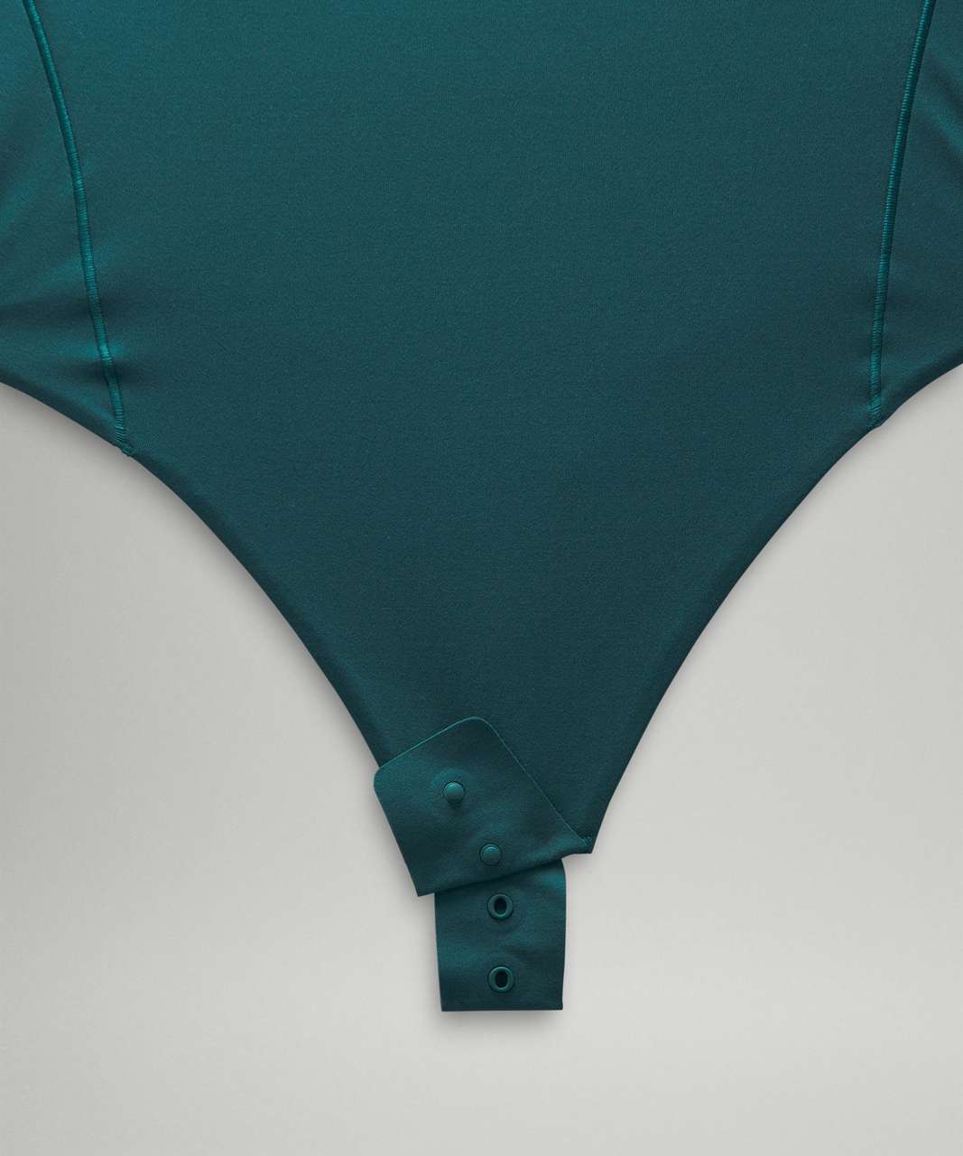 Lululemon Wundermost Ultra-Soft Nulu Asymmetrical Bodysuit - Storm Teal