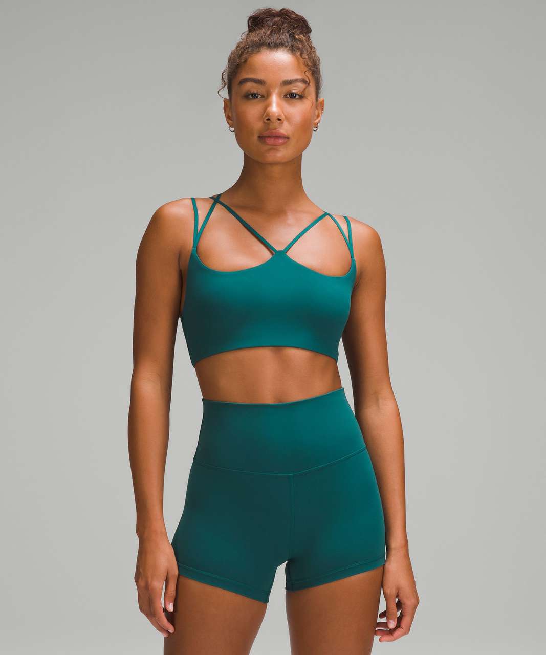 Lululemon Nulu Strappy Yoga Bra *Light Support, A/B Cup - Storm Teal