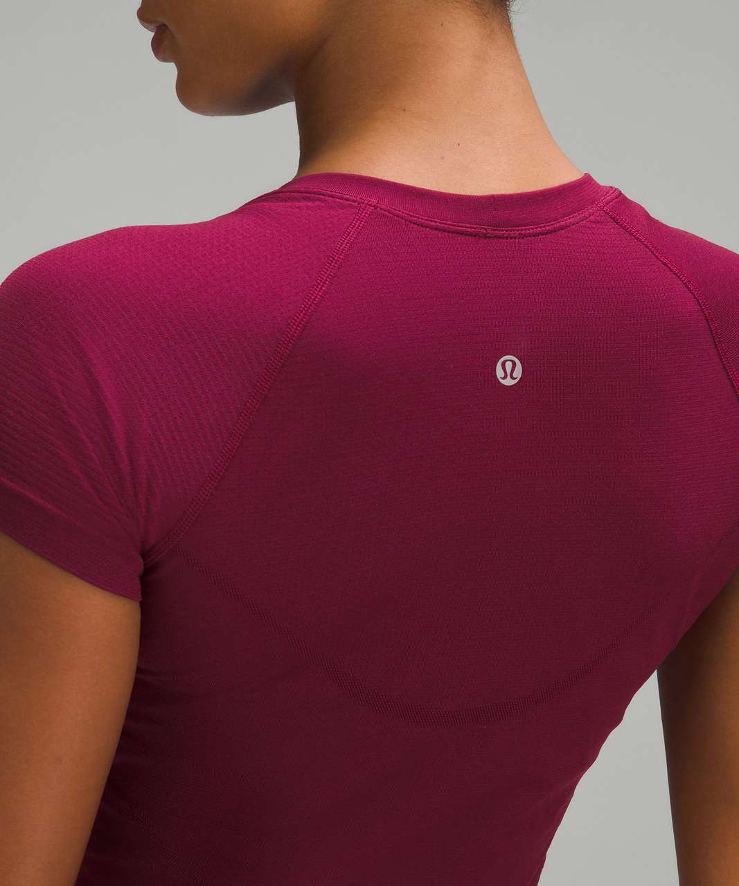 Lululemon Swiftly Tech Cropped Short-Sleeve Shirt 2.0 - Deep Luxe / Deep  Luxe - lulu fanatics