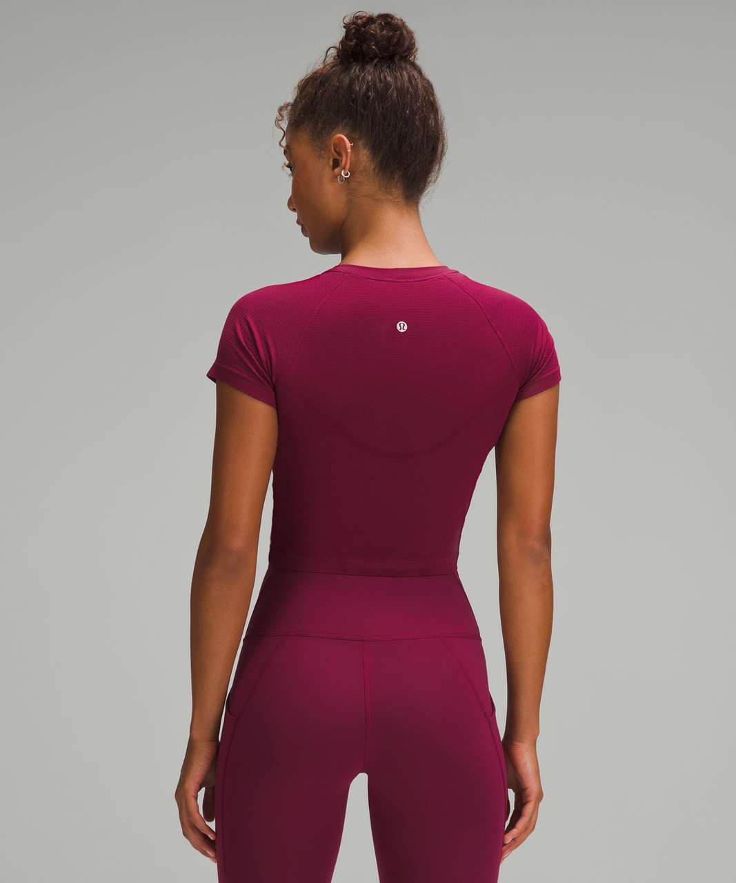 NEW Women Lululemon Swiftly Tech Short Sleeve 2.0 Raspberry Cream