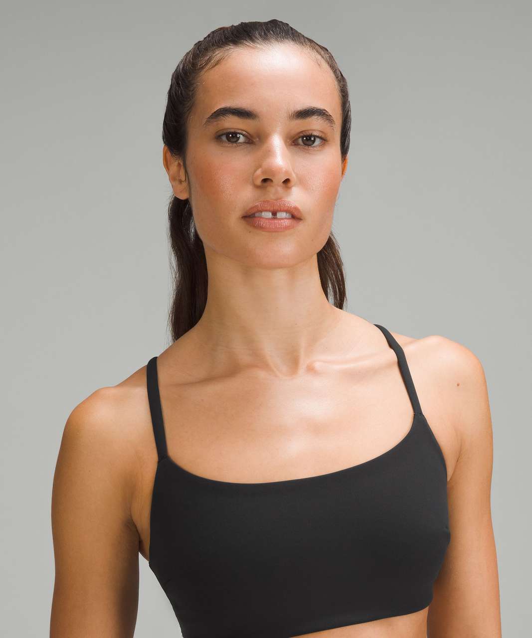 Lululemon Wunder Train Strappy Racer Bra *Light Support, C/D Cup - Black (First Release)