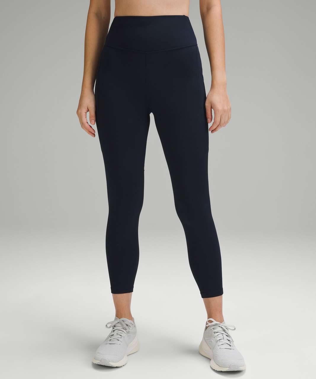 Lululemon Fast and Free High-Rise Fleece Tight 25" *Pockets - True Navy