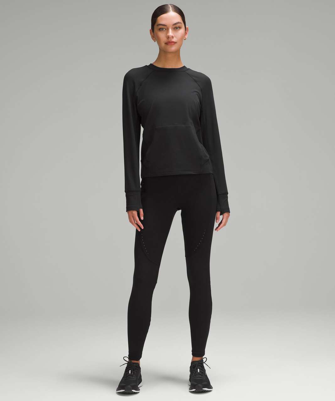 Lululemon Cold Weather High-Rise Running Tight 28 - Black - lulu fanatics