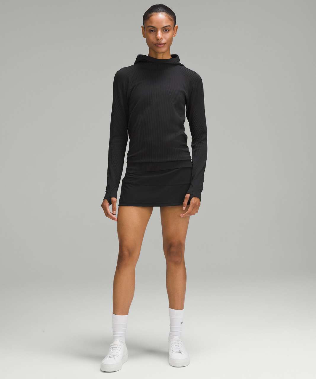 Lululemon Rest Less Hoodie - Aerial Current Black / Black