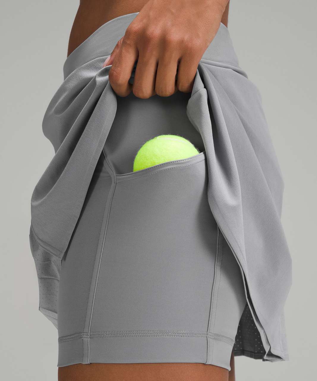 Lululemon Asymmetrical Pleated Tennis Skirt - Rhino Grey