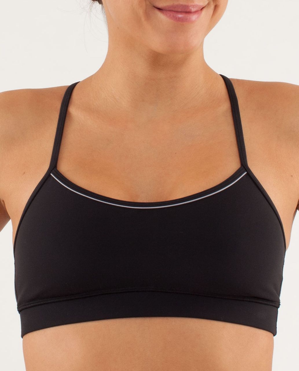 Lululemon Flow Y Bra IV *Silver - Black