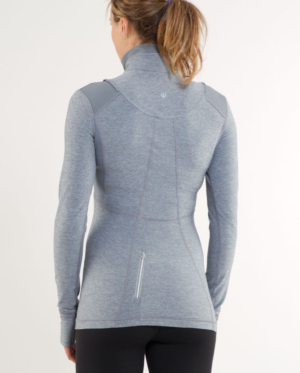 Lululemon Run:  Your Heart Out Pullover - Heathered Blurred Grey