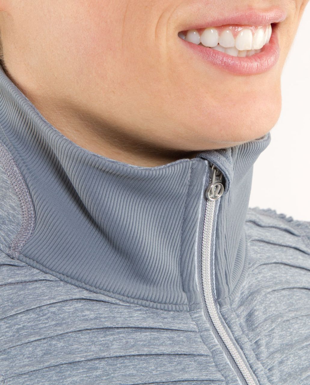 Lululemon Run:  Your Heart Out Pullover - Heathered Blurred Grey