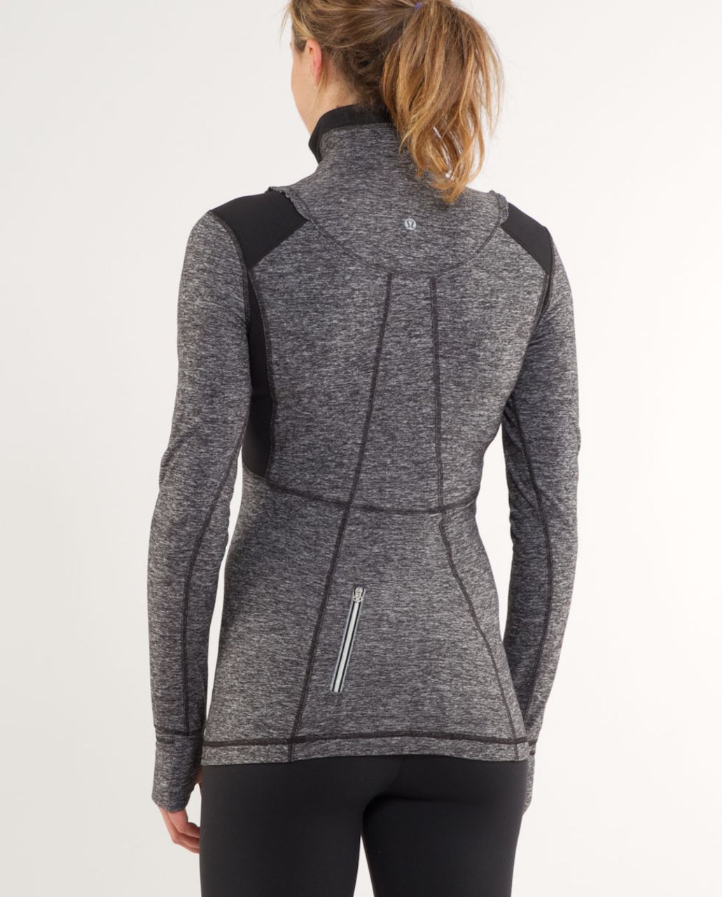 Lululemon Run:  Your Heart Out Pullover - Heathered Black