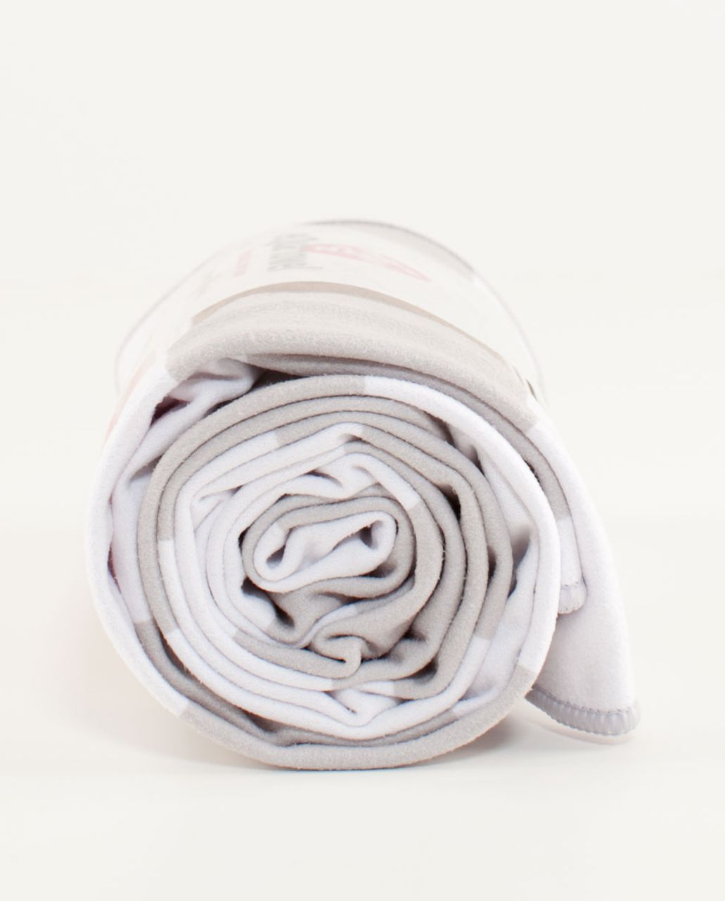 Lululemon Manduka Equa Towel (LG) - Silver Spoon White Really Bold Stripe