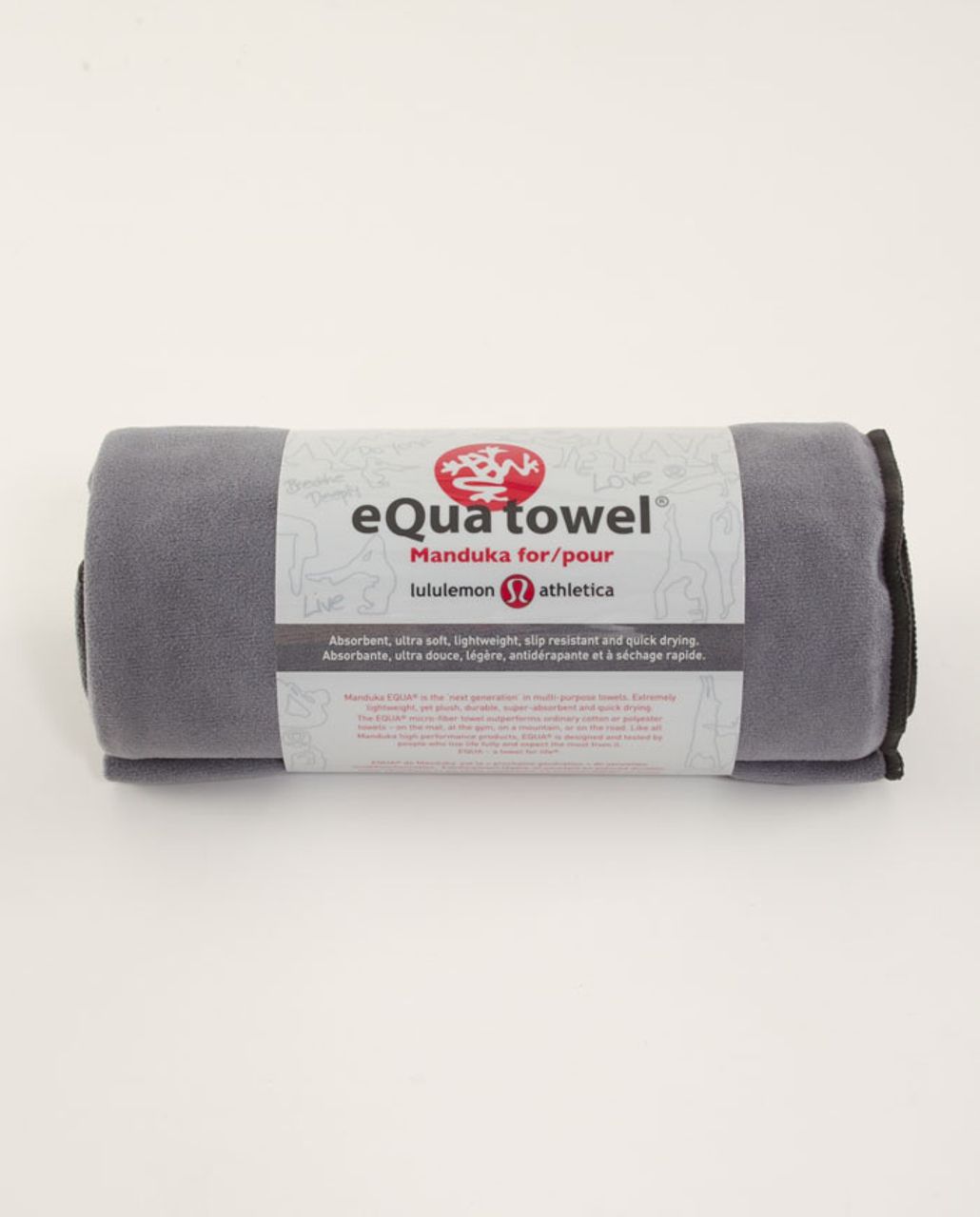 Lululemon Manduka Equa Towel (LG) - Blurred Grey