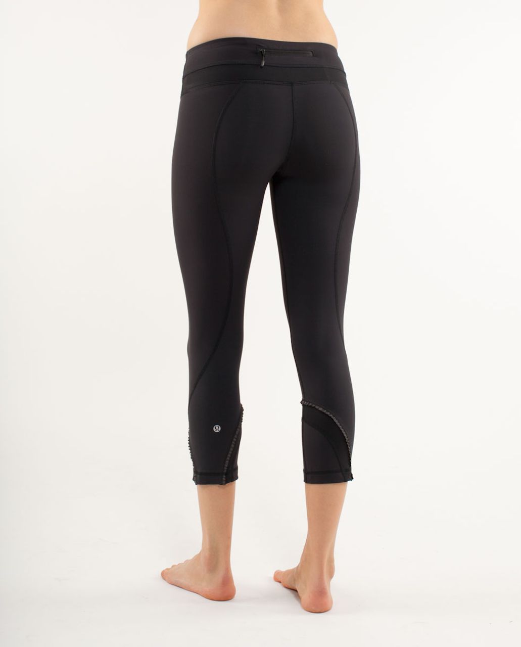 lululemon Reversible crop leggings 8 With side ruffle detail