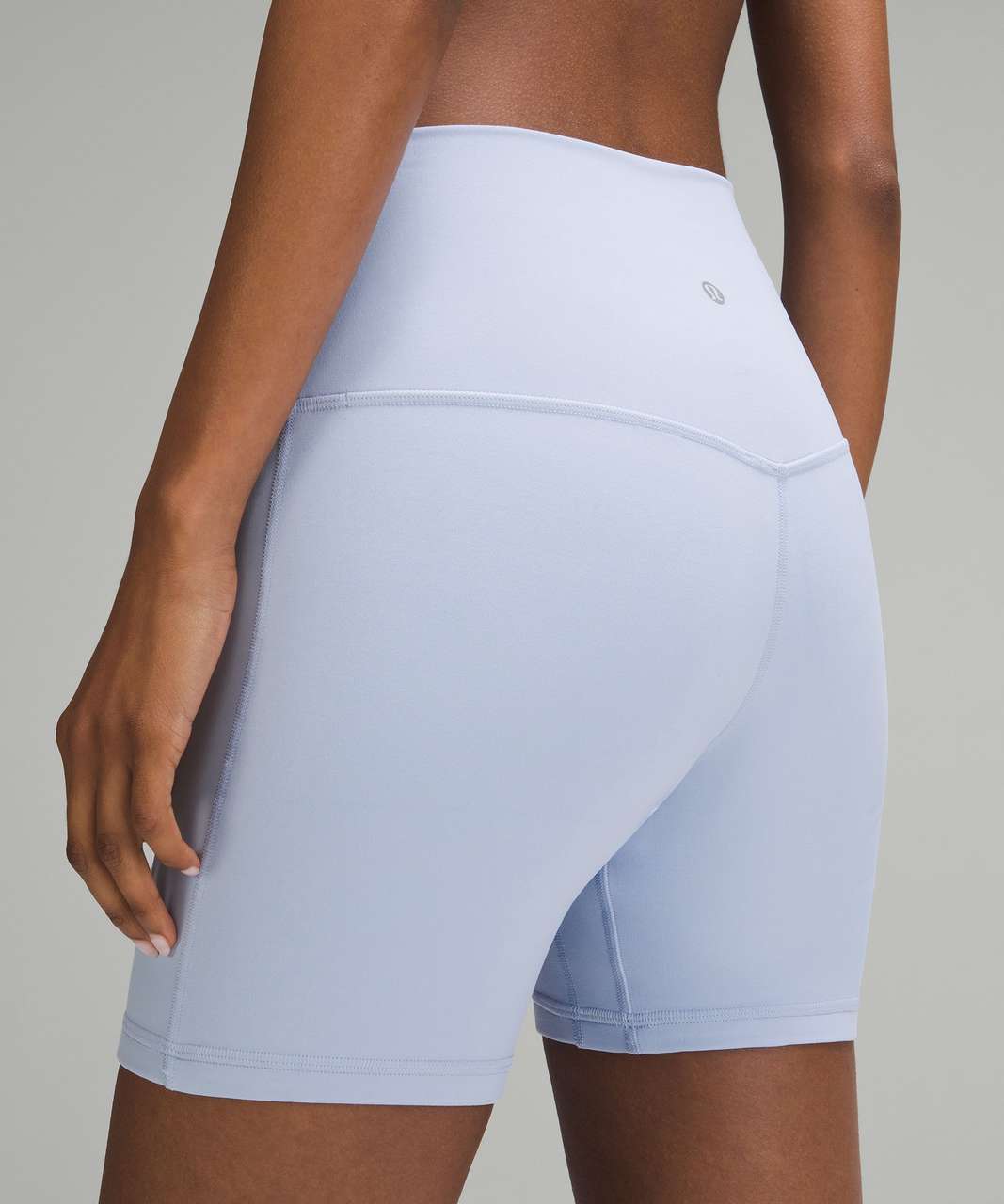 Lululemon Align High-Rise Short 6 - Blue Linen - lulu fanatics