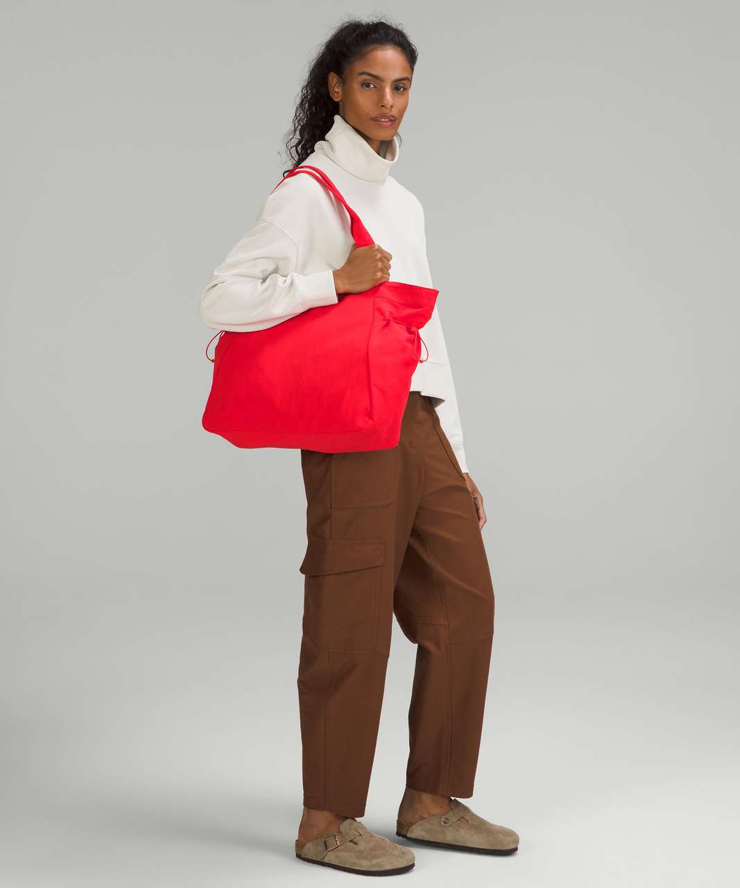 Lululemon Side-Cinch Shopper Bag 18L - Love Red