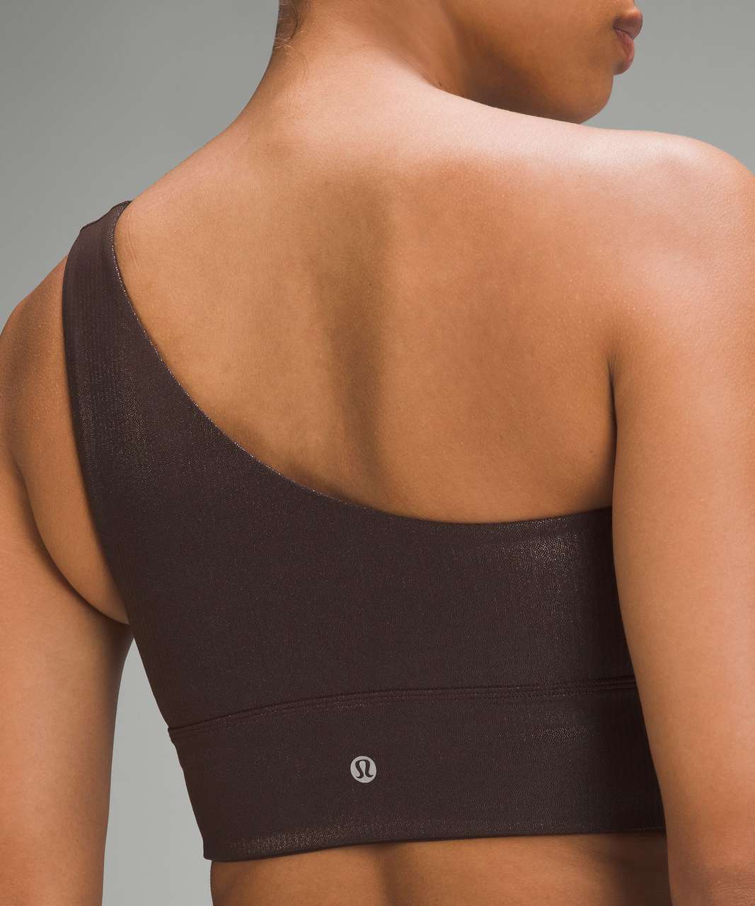 lululemon athletica Aligntm Asymmetrical Ribbed Bra Light Support A/b Cup  Shine in Gray