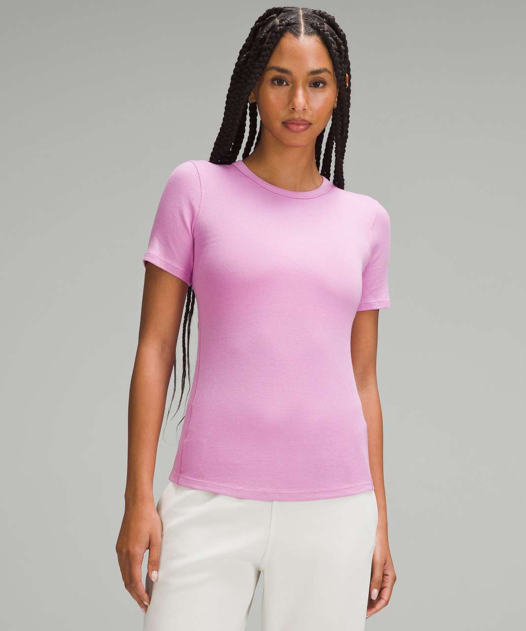 Lululemon Hold Tight Short-Sleeve Shirt - Dahlia Mauve